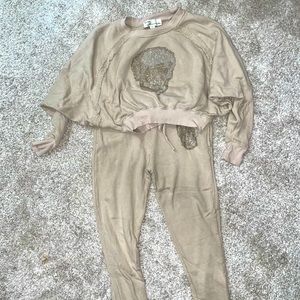 Vintage Havana Skull Sweatsuit SM